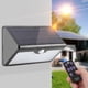 thumbnail image 2 of 5 modos Control remoto 60 LED energía solar PIR Sensor de movimiento luz lámpara de pared al aire libre blanco frío, 2 of 8