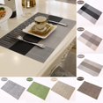 thumbnail image 2 of ENJOYW Kitchen Dining Table Mat Heat Insulation Non-slip Stripe Pad Waterproof Placemat Placemat, 2 of 7