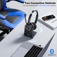 thumbnail image 4 of Auriculares inalámbricos LEVN con micrófono Bluetooth Work, batería de 65 h, 4 of 7