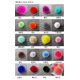 thumbnail image 5 of Xiao Hua Accesorios de decoración, accesorios de pompones, colgantes - Bolas de pompones, pompones para manualidades, bolas de pompones, pompones a granel, 9 cm de diámetro, 15 unidades, azul, 5 of 5
