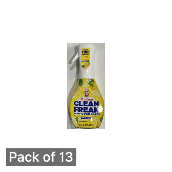Mr. Clean Clean Freak Multi-Purpose Cleaner, Lemon Zest 16 fl oz (Pack of 13)