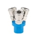 thumbnail image 1 of Kenally Distribuidor de conector de compresor de aire de conexión rápida neumática de 2 vías/3 vías fácil Herramientas y ferretería 3 vías, 1 of 6