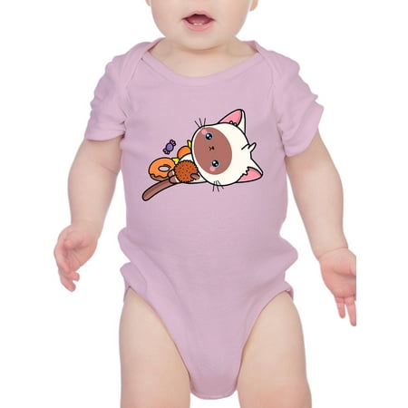 

Cute Mewmmy W Candy. Bodysuit Infant -Image by Shutterstock 18 Months