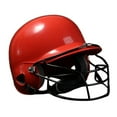 thumbnail image 4 of lacooooppia Baseball Helmet with , Gear for Adults, Breathable Sports Outdoors Softball Face Face Guard Red, 4 of 8