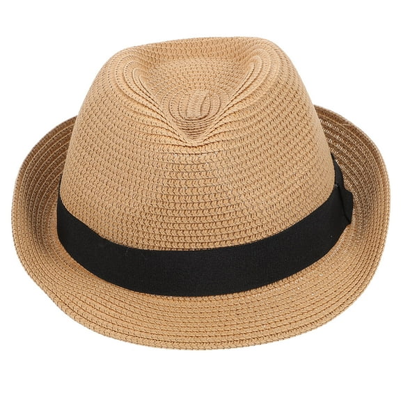 LULULION Sun Hat Women Straw Hat Khaki 1Pack
