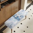 thumbnail image 3 of Psesaysky Snowman Rabbit Print Bench Seat Protector, Polyester Spandex Fabric Removable Durable Rectangle Bench Cover for Patio and Hotel, 3 of 9