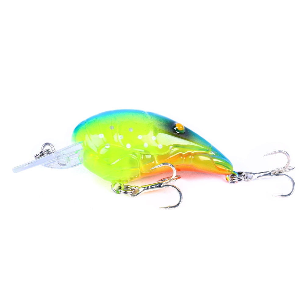 HENGJIA Fishing Lures, 5PCS 2.6IN Minnow Crankbaits for Bass Fishing Bass Lure, Fishing Lure for Bass Trout Freshwater and Saltwater