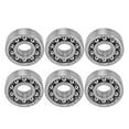 thumbnail image 3 of 10 Pcs Roulements à Billes Auto-Alignants Double Rangée Roulements à Billes Radiaux pour Boîtes de Vitesses Patins à Roulettes 1201, 3 of 14