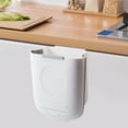 thumbnail image 6 of AuroraX Stylish Kitchen Trash Can Multiple Sizes Hanging White Garbage Can Contemporary Plastic Garbage Bin for Compact Spaces, 6 of 6