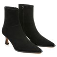 thumbnail image 1 of Botines Goiphrri Suede negros con tacón alto de tacón alto para mujer, 1 of 5