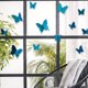 thumbnail image 3 of Decoración de pared de mariposas, 24 piezas, pegatinas de mariposas 3D para decoraciones de fiestas con imanes (coloridos, 24), 3 of 6