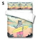 thumbnail image 2 of Funda nórdica de dibujos animados Patrón de monopatín Artículos para el hogar Funda de edredón Funda de edredón de ropa de cama de varios tamaños para adultos jóvenes S LYCLB210925002, 3 piezas Inevent HA011559-02, 2 of 7