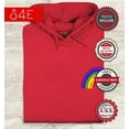 thumbnail image 2 of S4E Men's Rainbow Flag LGBTQ Gay Pride Hoodie Sweatshirts XXX-Large Red, 2 of 4