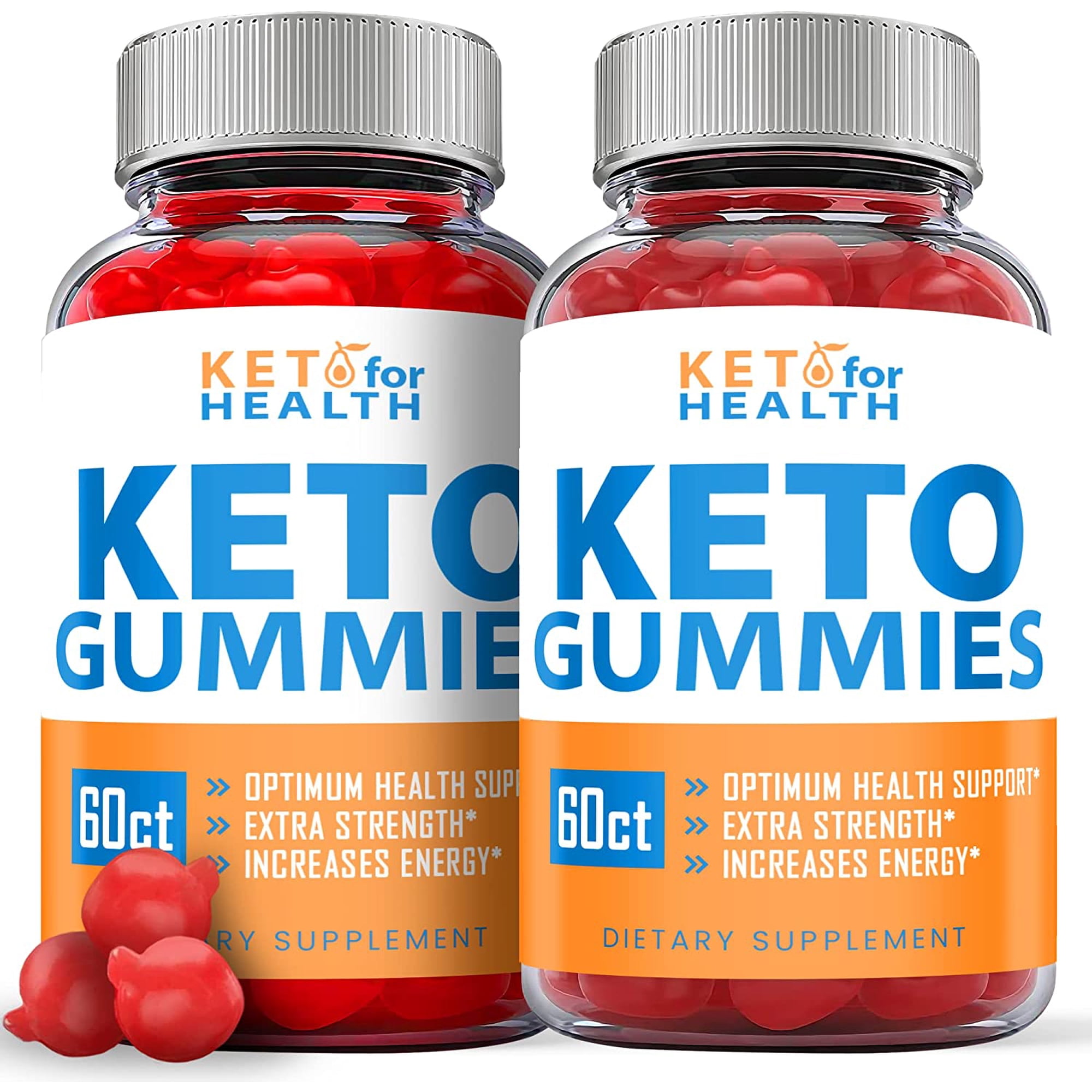 (2 Pack) Keto for Health Keto ACV Gummies - Supplement for Weight Loss - Energy & Focus Boosting Dietary Supplements for Weight Management & Metabolism - Fat Burn - 120 Gummies