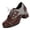 Wine, variant on HomeDM Women's Mary Jane Heels Closed Round Toe Color Block Chunky Block Heel Dressy Pumps, Black Size 5.5