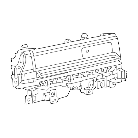 Genuine OE Mopar Glove Box Assembly - 6YK12RN8AA Fits select: 2019-2021 RAM 2500