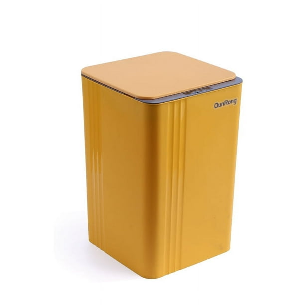 Bote de basura inteligente automático tipo inducción para el hogar, cocina, baño, inodoro grande con tapa, cesto de basura