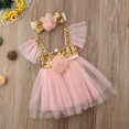 thumbnail image 6 of Seyurigaoka Baby Girls Princess Sequins Toddler Tulle Lace Tutu Party Ballet Dancing Dress, 6 of 7