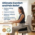 thumbnail image 5 of Everlasting Comfort Memory Foam Seat Cushion for Office Chairs and Car Seats, 5 of 10