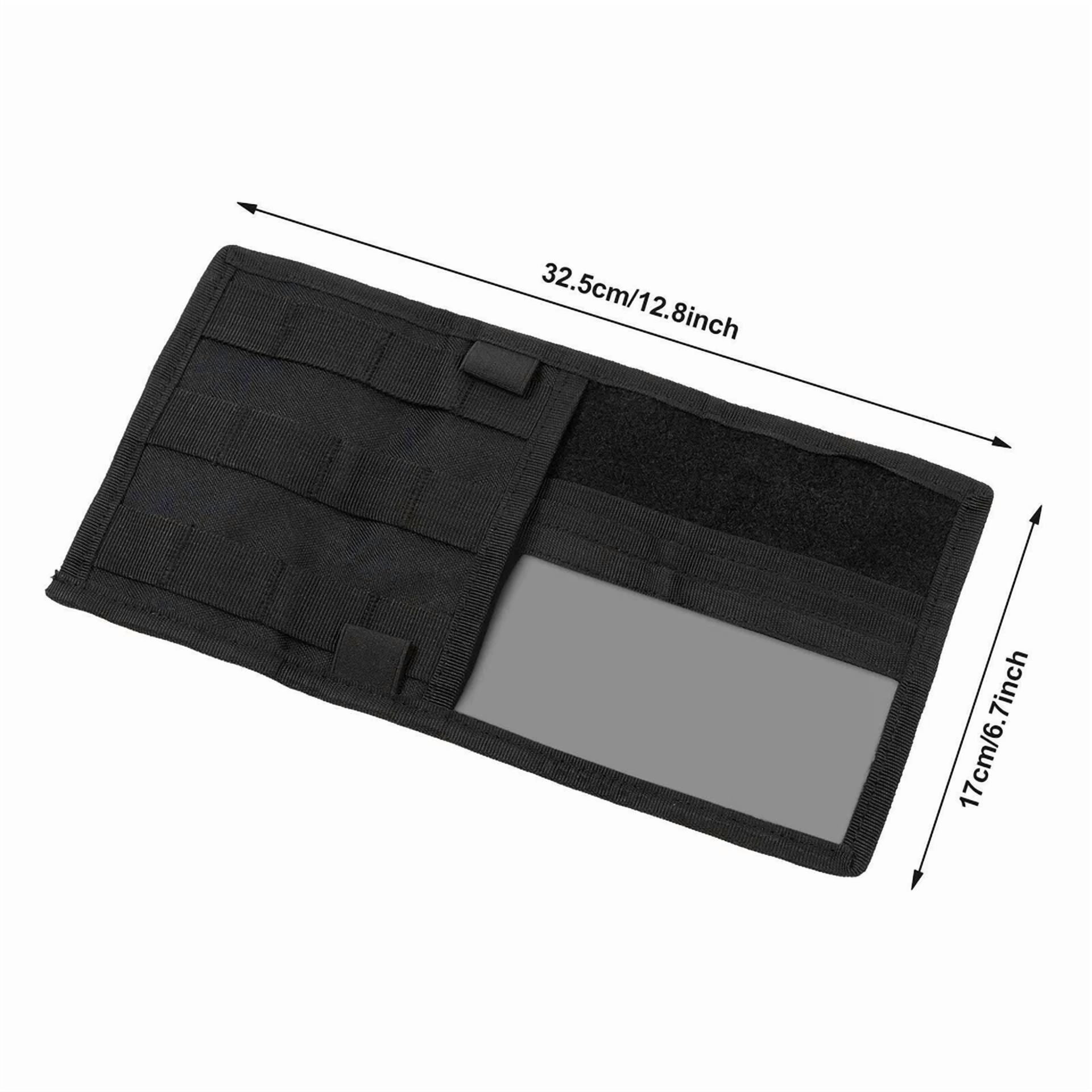 New Tactical Molle Car Sun Visor Organizer Visor Panel Storage Pouch Holder Us