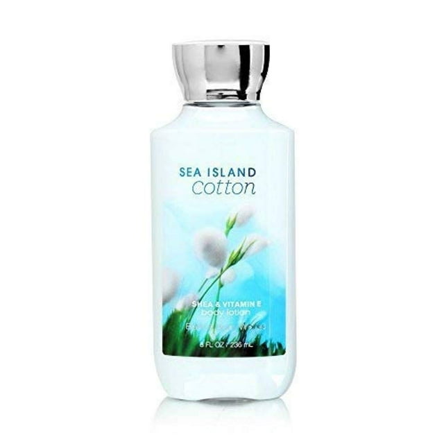 Bath & Body Works Signature Collection Body Lotion Sea Island Cotton 8 Ounce