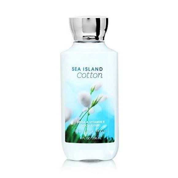 Bath & Body Works Signature Collection Body Lotion Sea Island Cotton 8 Ounce