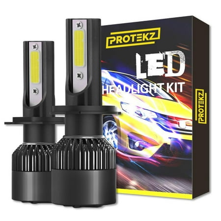 Protekz 6000K LED Headlight Kit for 2015-2016 Kia SOUL EV H7 Low Beam Conversion 12000LM Led Light Bulbs