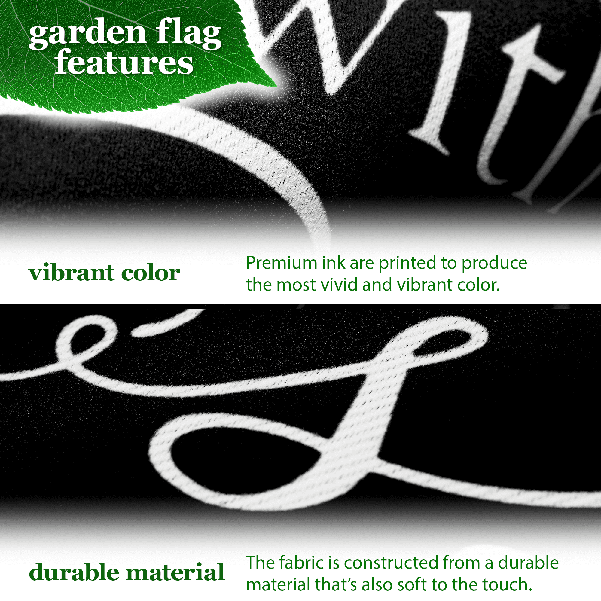 G128 Combo Pack Garden Flag Stand Black 36x16IN & Garden Flag With God All Things Possible Printed 12x18IN Double Sided Yard Garden Lawn Decoration
