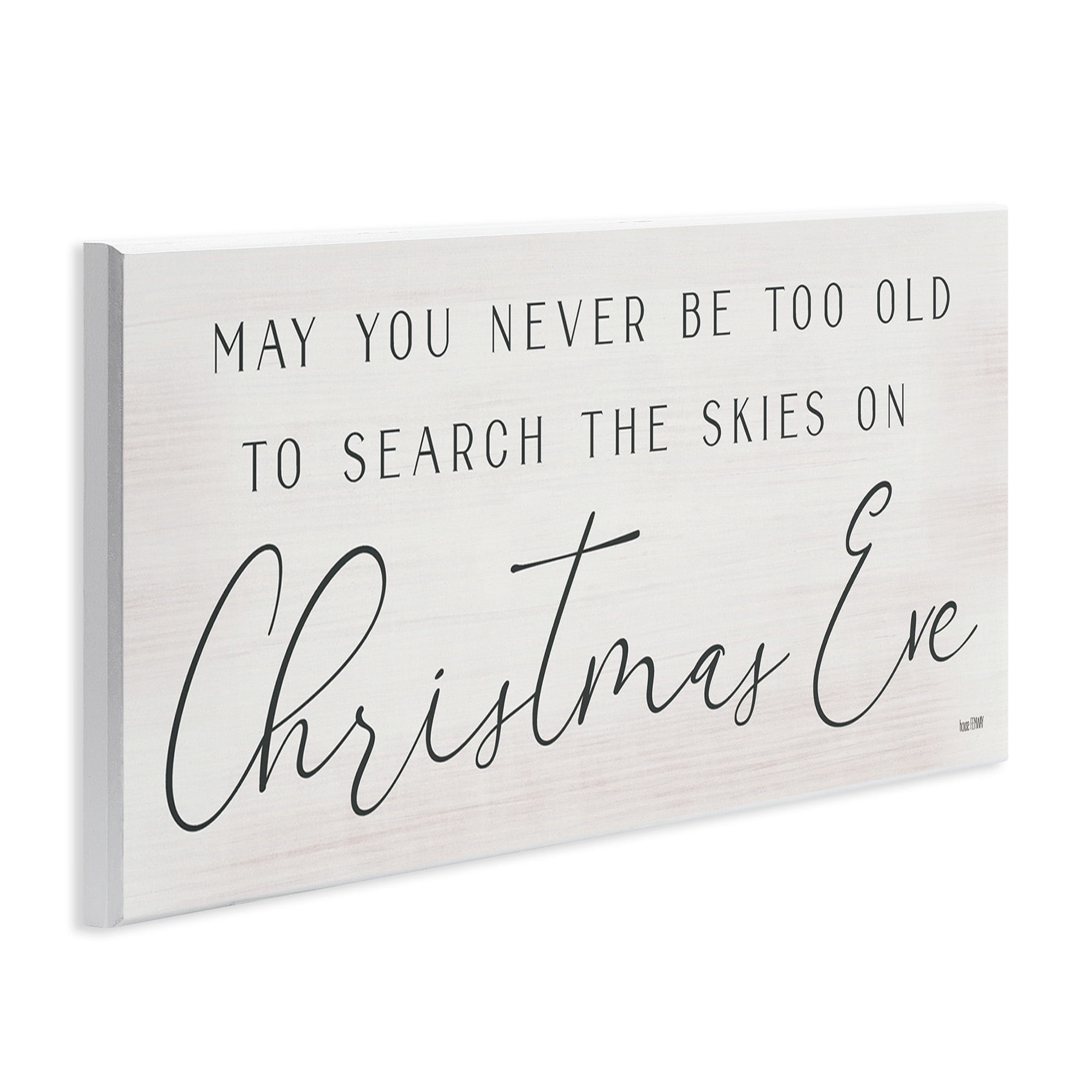 Inspiring Christmas Eve Typography Sentiment Script Inspirational Graphic Art Unframed Art Print Wall Art