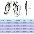 thumbnail image 2 of GZHJMY Flip Flops Cute Dog Puppy Animal Black White Thong Slip On Slippers Beach Summer Sandals for Women Men Boy Girl Kid Shoes, 2 of 5