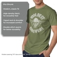 thumbnail image 6 of Men's Star Wars Father's Day Yoda Best Dad Ever Graphic Tee Military Green Small, 6 of 9