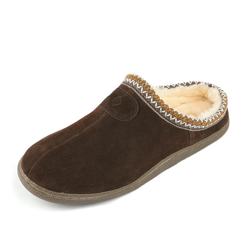 Dream Pairs - DREAM PAIRS Men's Winter Warm Home Slippers Leather ...