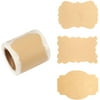 Houseables Kraft Label Stickers, Mason Canning Jars, Labels, 2”x3”, 100 Pk