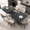 Black Lava, variant on Extendable Dining Table for 6-8 People, Space Saving for Restaurant, Conference, Dhaka Walnut