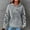 Gray, variant on JUSLIO Crewneck Hoodies for Women Hooded Graphic Sweatshirts Comfortable Everyday Long Sleeve Casual Sweatshirts