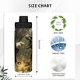 thumbnail image 3 of Cauagu Dinosaur Bald Eagle Print 18oz Vacuum Insulated Stainless Steel Water Bottle,Coffee Travel Mug Spill Proof with Lid,Thermos Cup for Keep Hot/Ice Water Drinks, 3 of 7