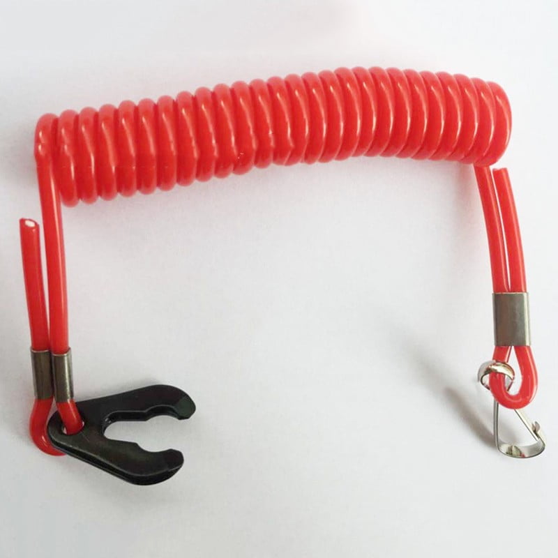 Boat Kill Switch 2 Keys Lanyard Fit for Honda Yamaha Mercury Evinrude Johnson Boat Kill Switch 2 Keys Lanyard Fit for Honda Yamaha Mercury Evinrude Johnson