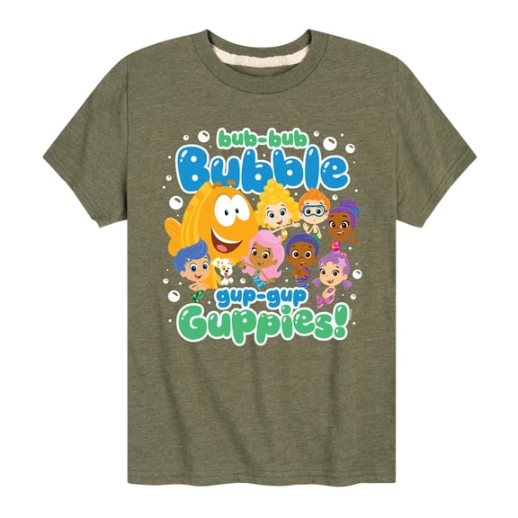 Bubble Guppies - Bub Bub Bubble Gup Gup Guppies - Toddler And Youth Short Sleeve Graphic T-Shirt