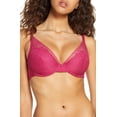 thumbnail image 3 of CHANTELLE Intimates Pink Plunge Padded Demi Ring Hardware Underwire Bra 32DD, 3 of 3