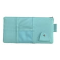 thumbnail image 4 of LOVIVER Auto Sun Visor Organizer for Card, Pen, Key, Glasses Storage Pouch Organizer Blue with Zipper, 4 of 8
