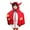 Red, variant on URMAGIC 1-5T Kids Christmas Halloween Costume Cape Vampire Demon Witch Role Play Hood Cape Girl Boys