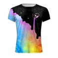 thumbnail image 4 of Azrian Shirt for Men's Fashion Summer Neckline T-shirt 3D Printing Pattern Short Sleeve, 4 of 5