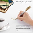 thumbnail image 1 of Marking Pen, Wear-Resistant High-Density Fiber Tips Permanent Marker, For Paper Wood, 1 of 8