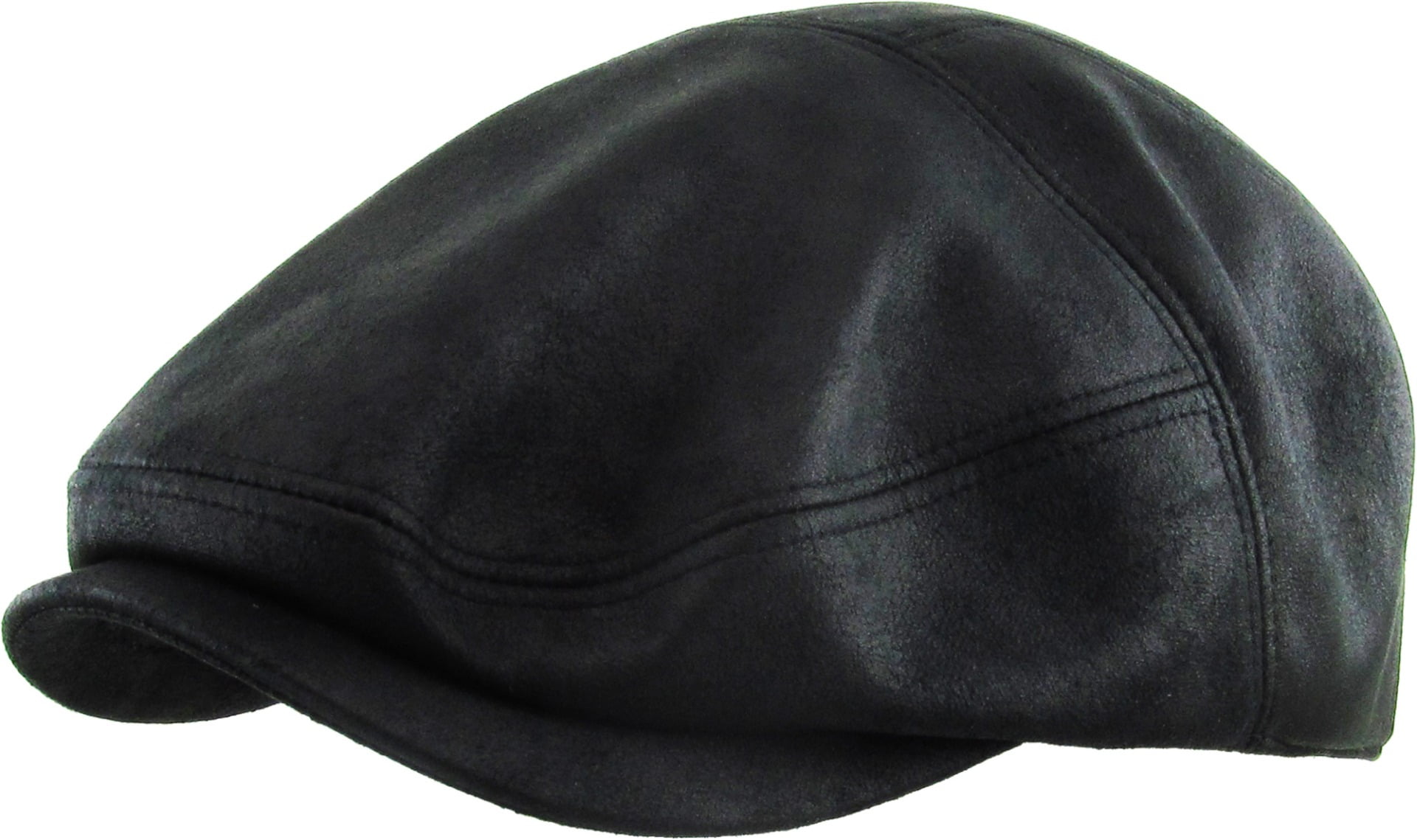 PU Leather Ivy Hat Golf Driving Ascot Winter Flat Cabbie Newsboy