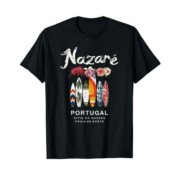 Nazare Portugal Surfing Vintage T-Shirt