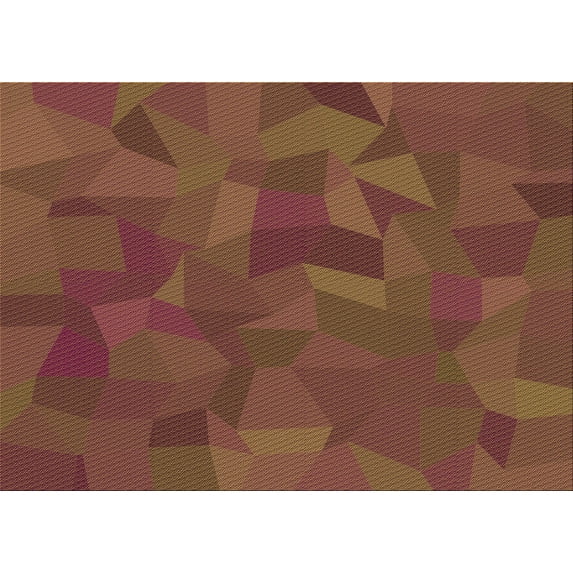 Ahgly Company Machine Washable Indoor Rectangle Transitional Red Area Rugs, 4' x 6'