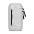 thumbnail image 3 of DYNWAVECA Brassard de Sport Sac de Bras pour Téléphone Intelligent Support de Téléphone Léger Pochette de Course avec Sangle Réglable pour Exercice Marche, Gris, 3 of 10