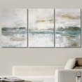 thumbnail image 2 of wall26 Canvas Print Wall Art Set Minimal Gray Pastel Paint Landscape Abstract Shapes Illustrations Modern Art Decor Multicolor Chic for Living Room, Bedroom, Office - 16"x24"x3 Panels, 2 of 5