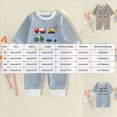 thumbnail image 4 of Gerichy Newborn Baby Boy Winter Clothes Truck Embroidered Romper Striped Long Sleeve Jumpsuit Onesie 0 3 6 12 18 Months Infant Boys Outfit, 4 of 7