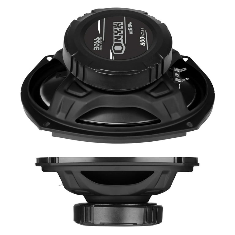 BOSS NX694 Onyx 6x9 inch Car Speakers - 800 Watts, 4 Way, Full